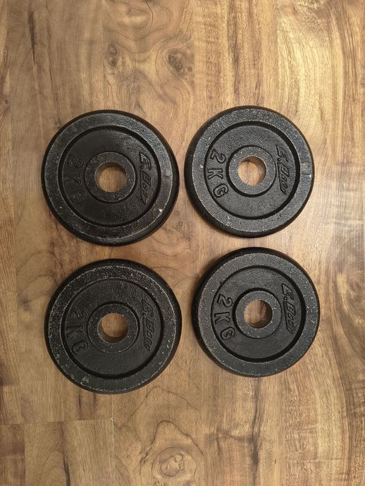 Obciążenie żeliwne 4 x 2 kg śr. 29mm