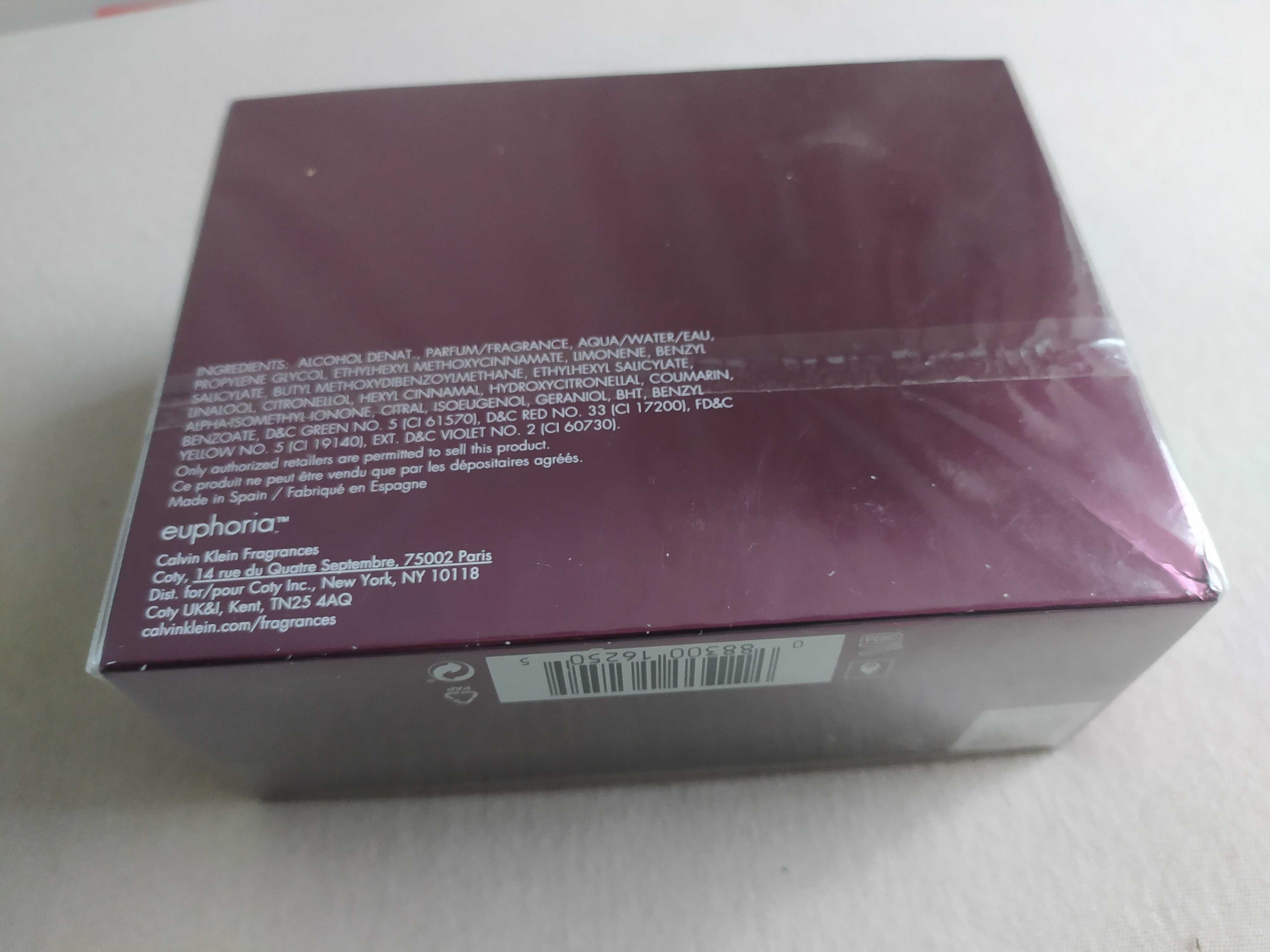 CK Calvin Klein Euphoria edp woda perfumowana 100ml oryginalny nowy