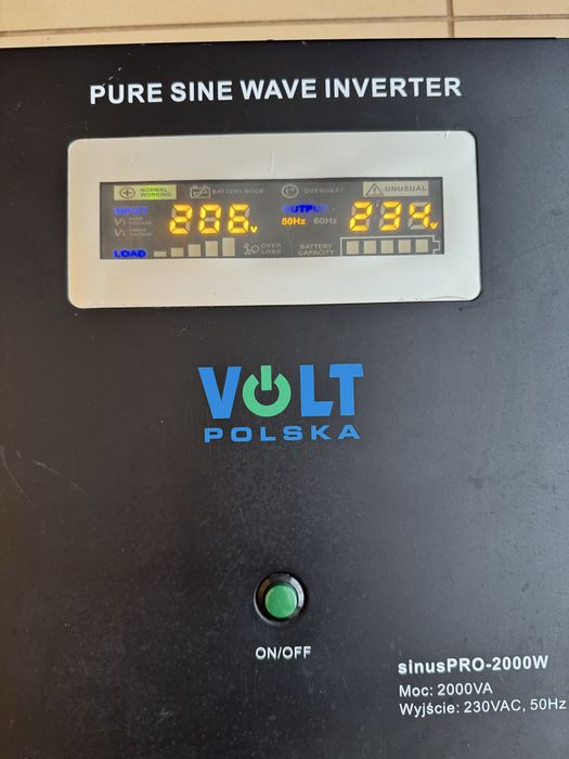 Джерело безперебійного живлення Volt Polska SINUS PRO 2000W 24/230V
