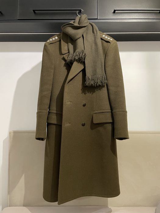 Płaszcz wyjściowy sukienny oficera wojsk lądowych do inscenizacji