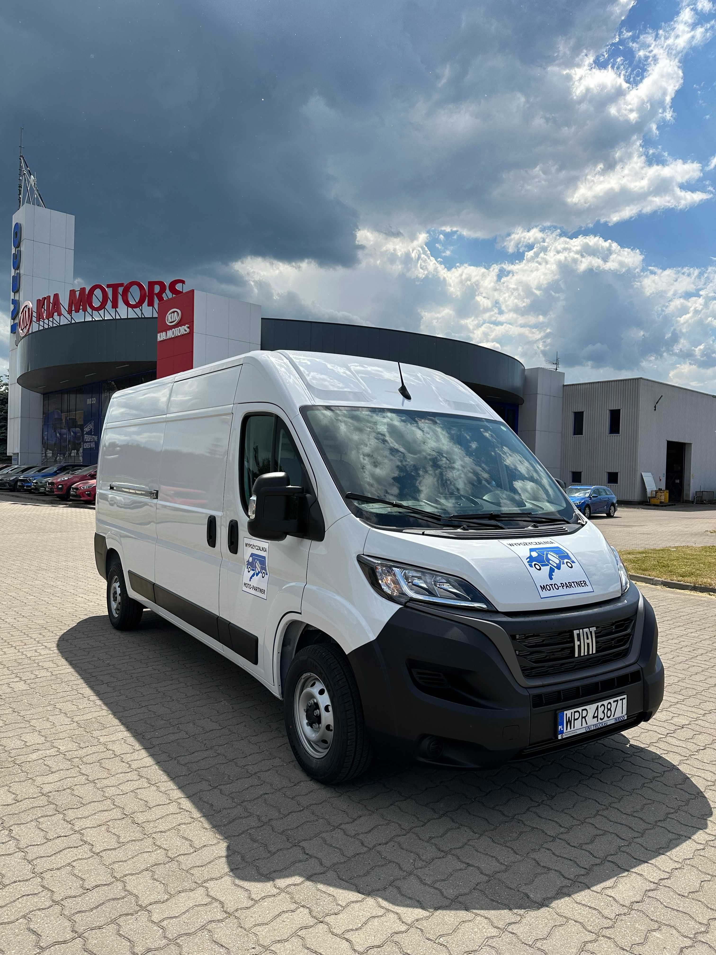 Wynajem  Fiat Ducato L4H2/ L4H3rocznik 2024r.