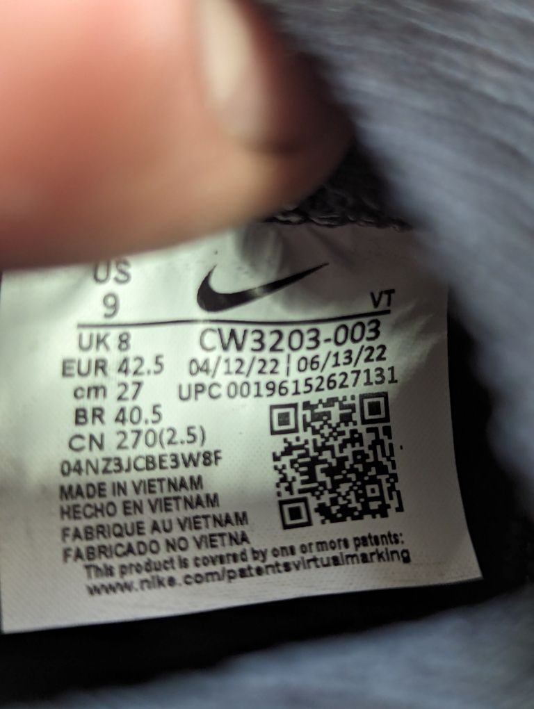 Оригінал! Кросівки Nike арт.CW3203-003 р.42-27см