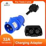 Adaptador TESLA para Tomada Azul 32A Monofasica
