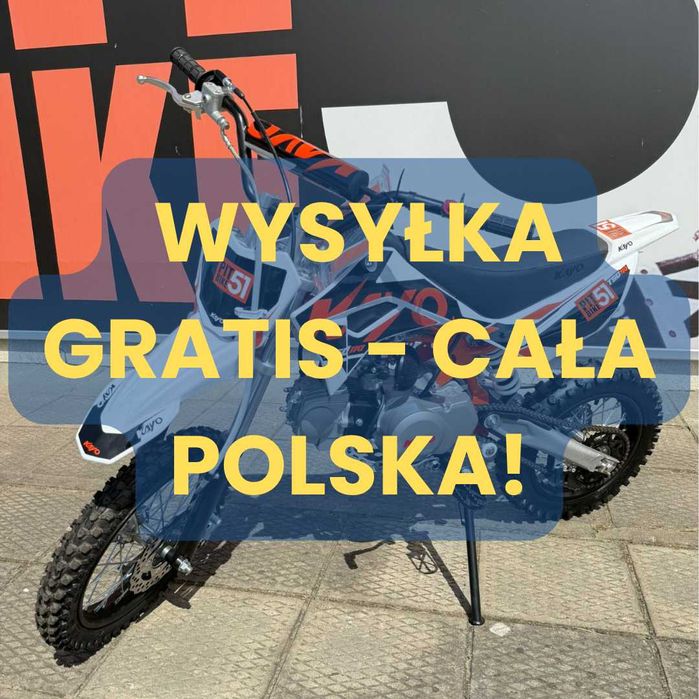 Nowy Cross Pit Bike KAYO 110 TSD - Wysyłka GRATIS cała Polska!