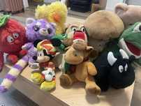 Conjunto de 11 peluches