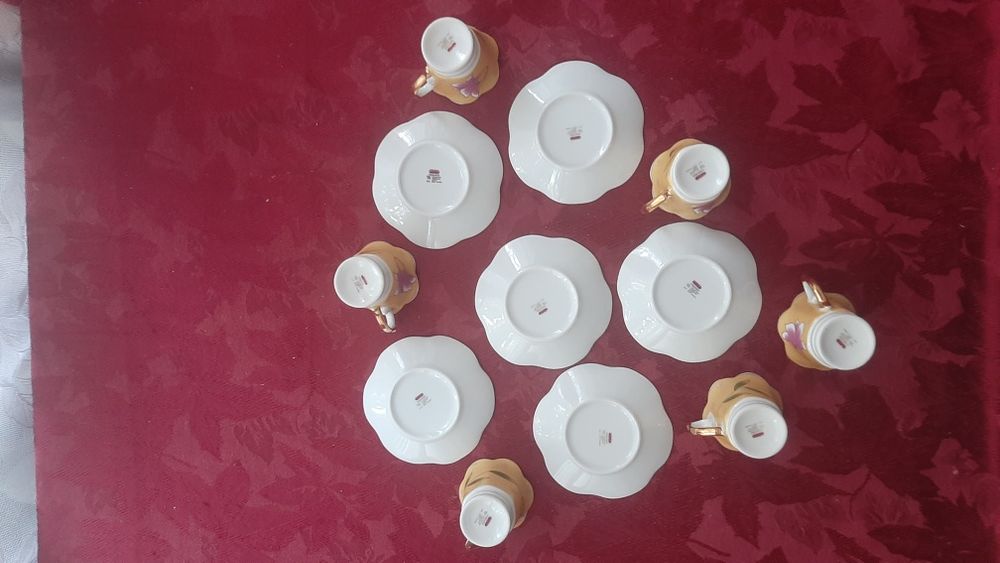 Золотоя Коллекция YAMASEN 24CT JAPAN Кофейные Пары