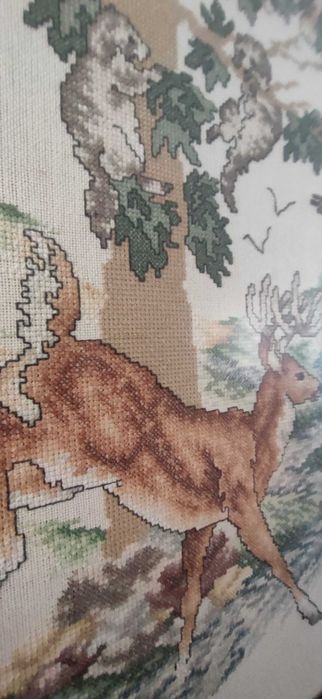 Quadro bordado à mão