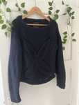 Sweter granatowy Superdry Premium rozmiar M