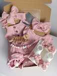 Zestaw prezentowy dla niemowlaka prezent babyshower narodziny chrzest