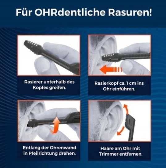 Urządzenie do czyszczenia uszu trymer SILKSLIDE PRO