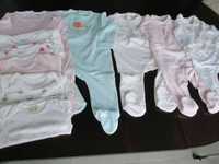 Lote roupa de bebé 5 Bodys + 5 Babygrows 6-9 mes Zara, Prenatal Chicco