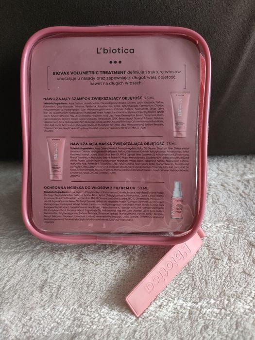 L' Biotica Biovax Volumetric Treatment szampon maska mgiełka okazja