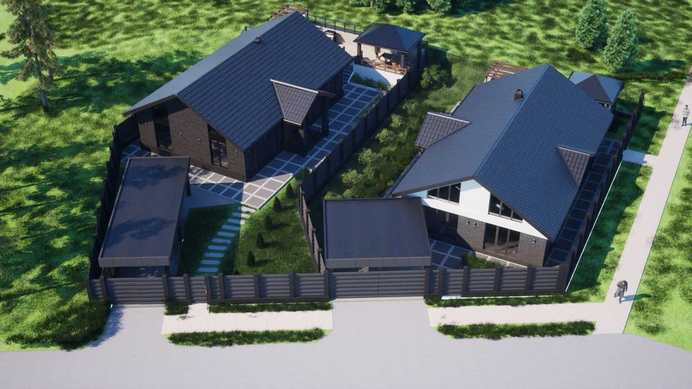 Ескіз намірів забудови / Проект будинку / Будівельний паспорт