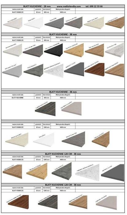 Meble kuchenne modułowe kuchnia RETRO/ANTRACYT