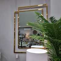 Espelho de Inox Dourado -  110x80cm By Arcoazul