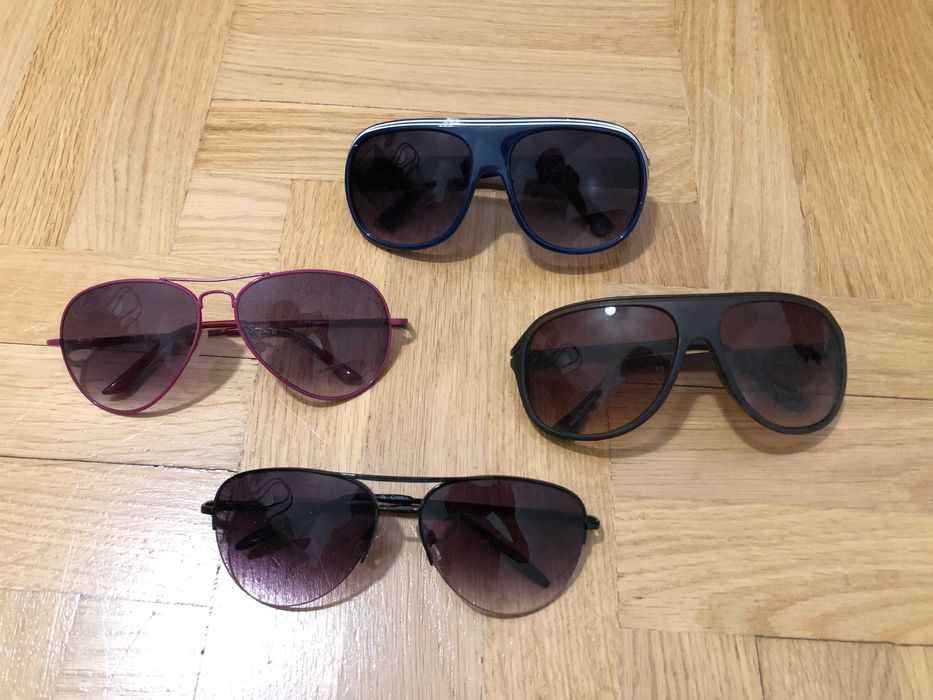Okulary słoneczne - 4 pary