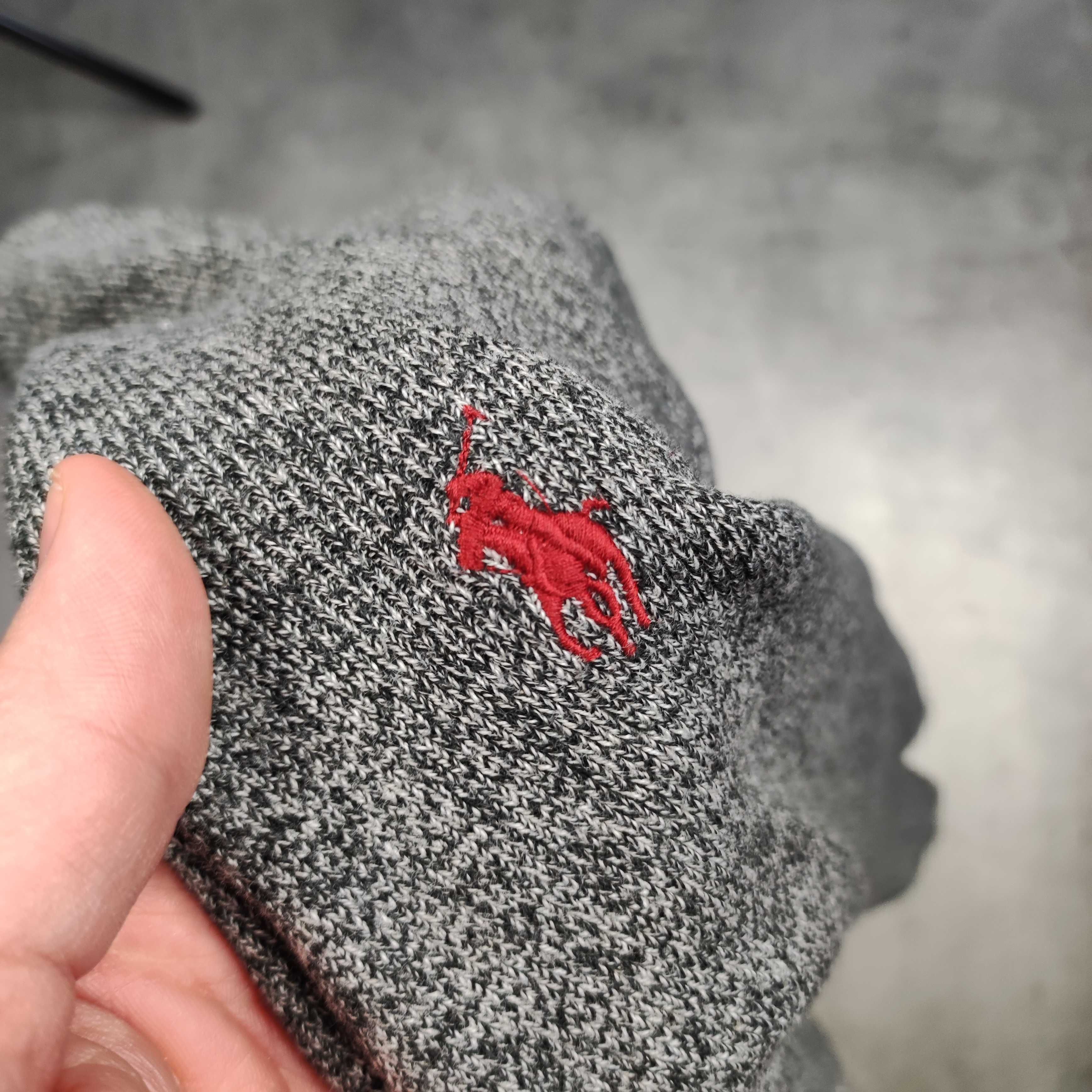 MĘSKI Sweter Klasyczny Polo Ralph Lauren Małe Logo Haft Konik Premium