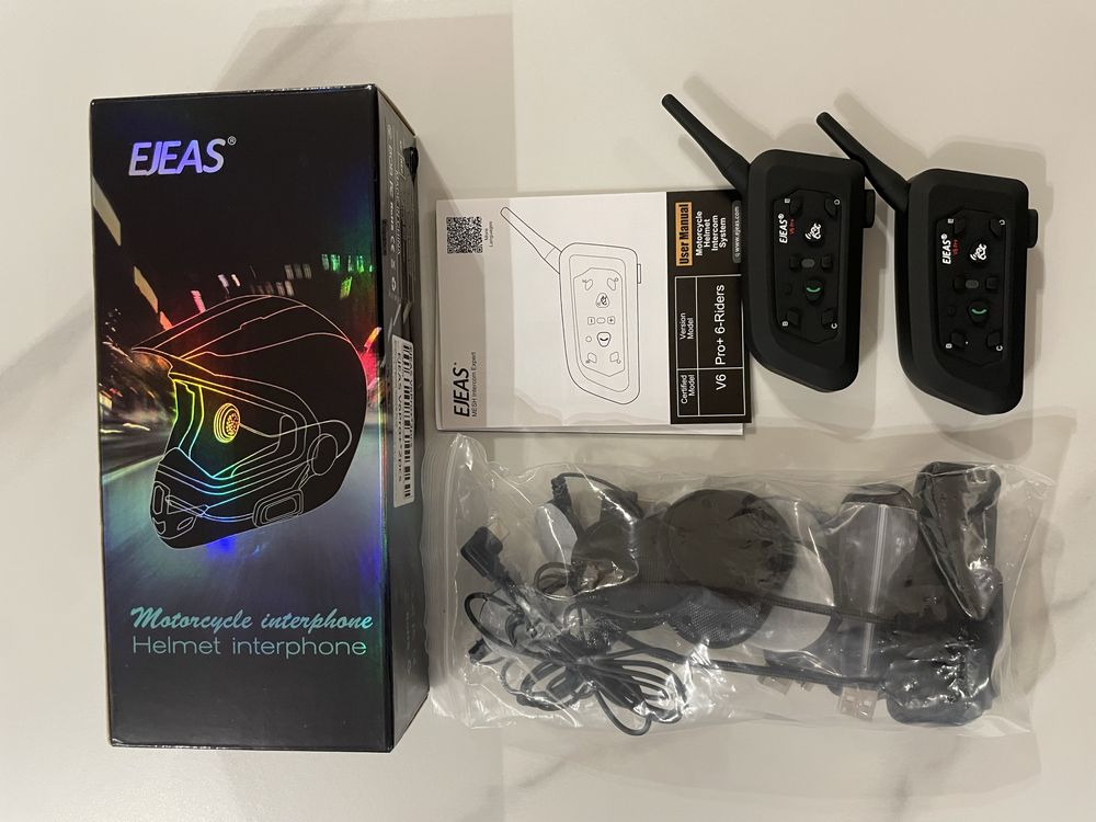 Intercomunicador capacete pack de 2 ! Novo em caixa!