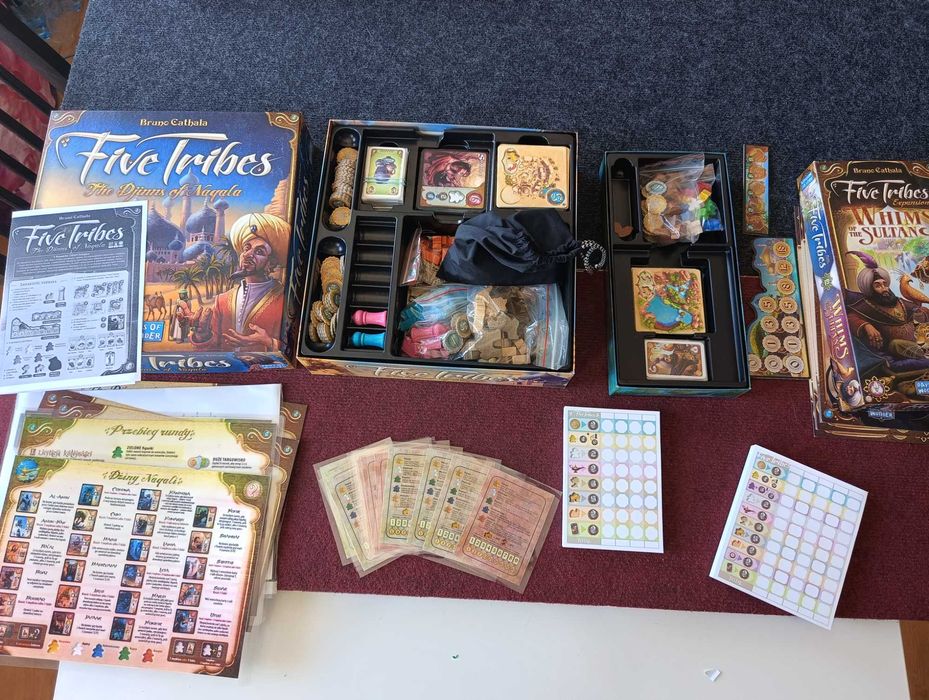 Five Tribes [Pięć Klanów] + dodatek Whims of Sultan, ENG + PL