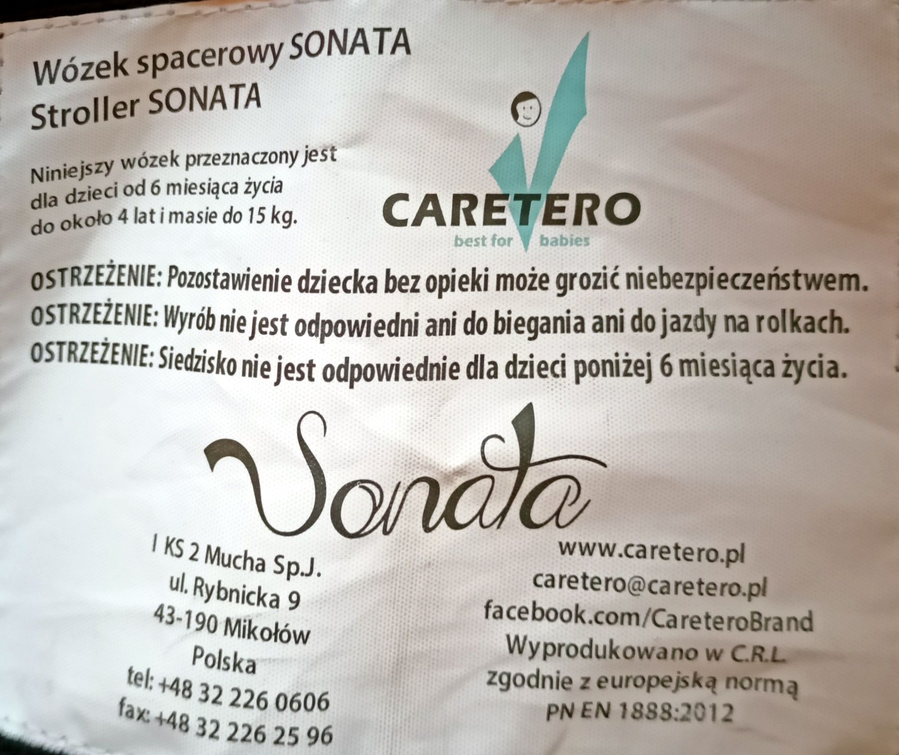 Wózek caretero sonata