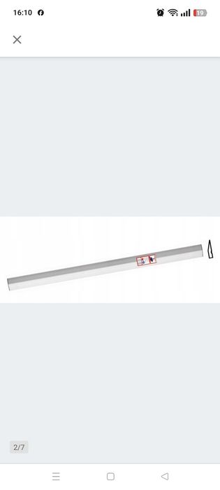 Łata tynkarska trapezowa 120 cm Schedpol T120