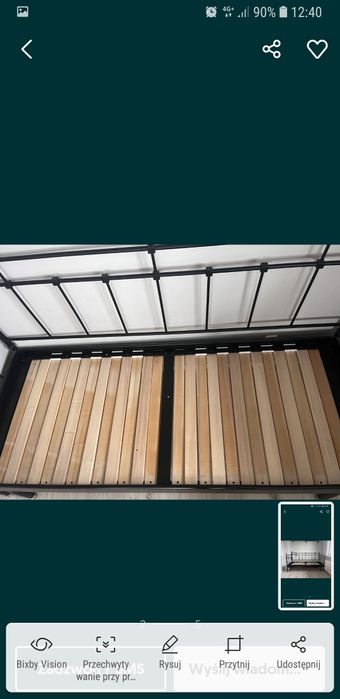 Leżanka łóżko rozkładane Ikea svelvik