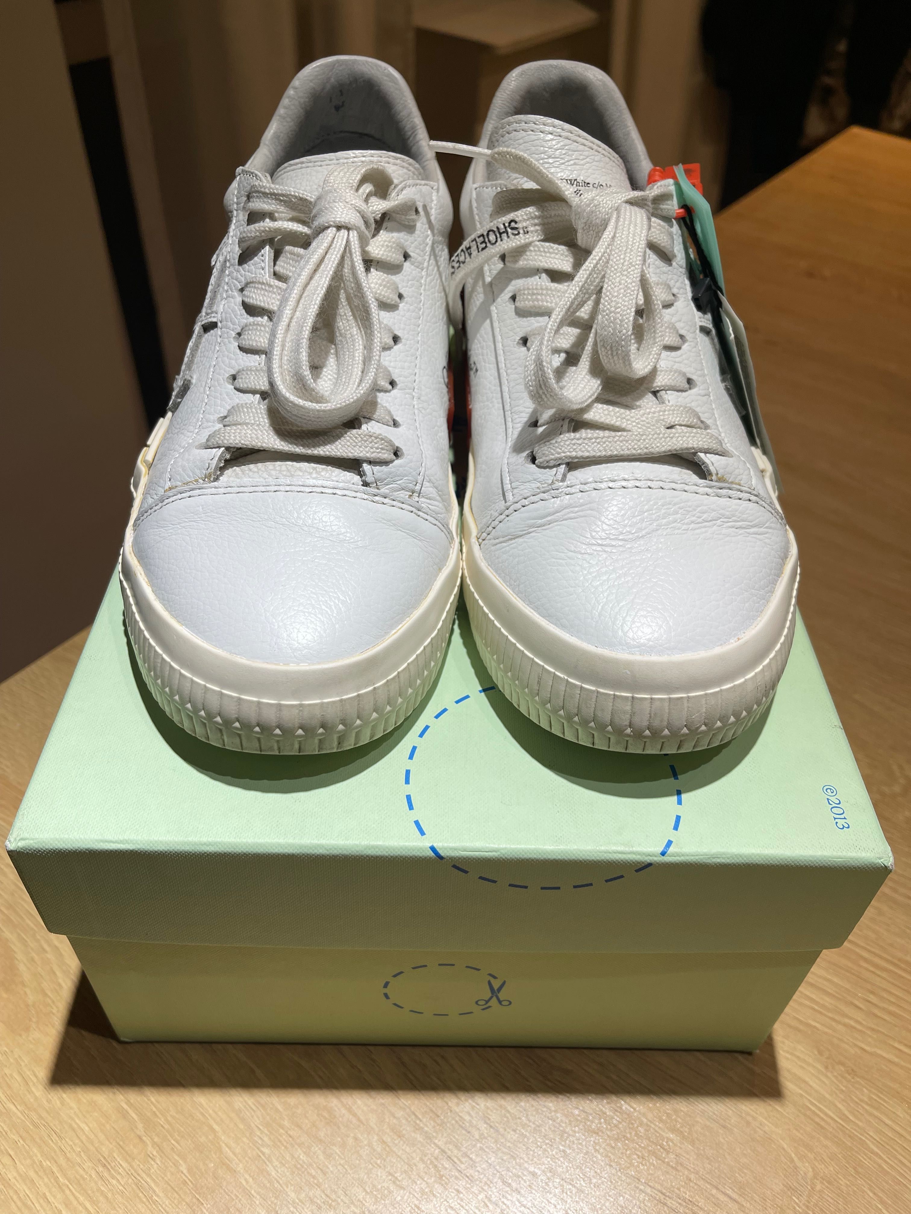 Off-white vulcanized low leather white white 40