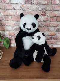 DJUNGELSKOG dwa pluszaki miś panda duży i mały z Ikea komplet