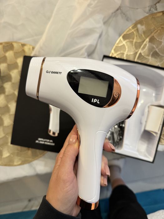 Depilator IPL Garett Beauty Flash biało-złoty