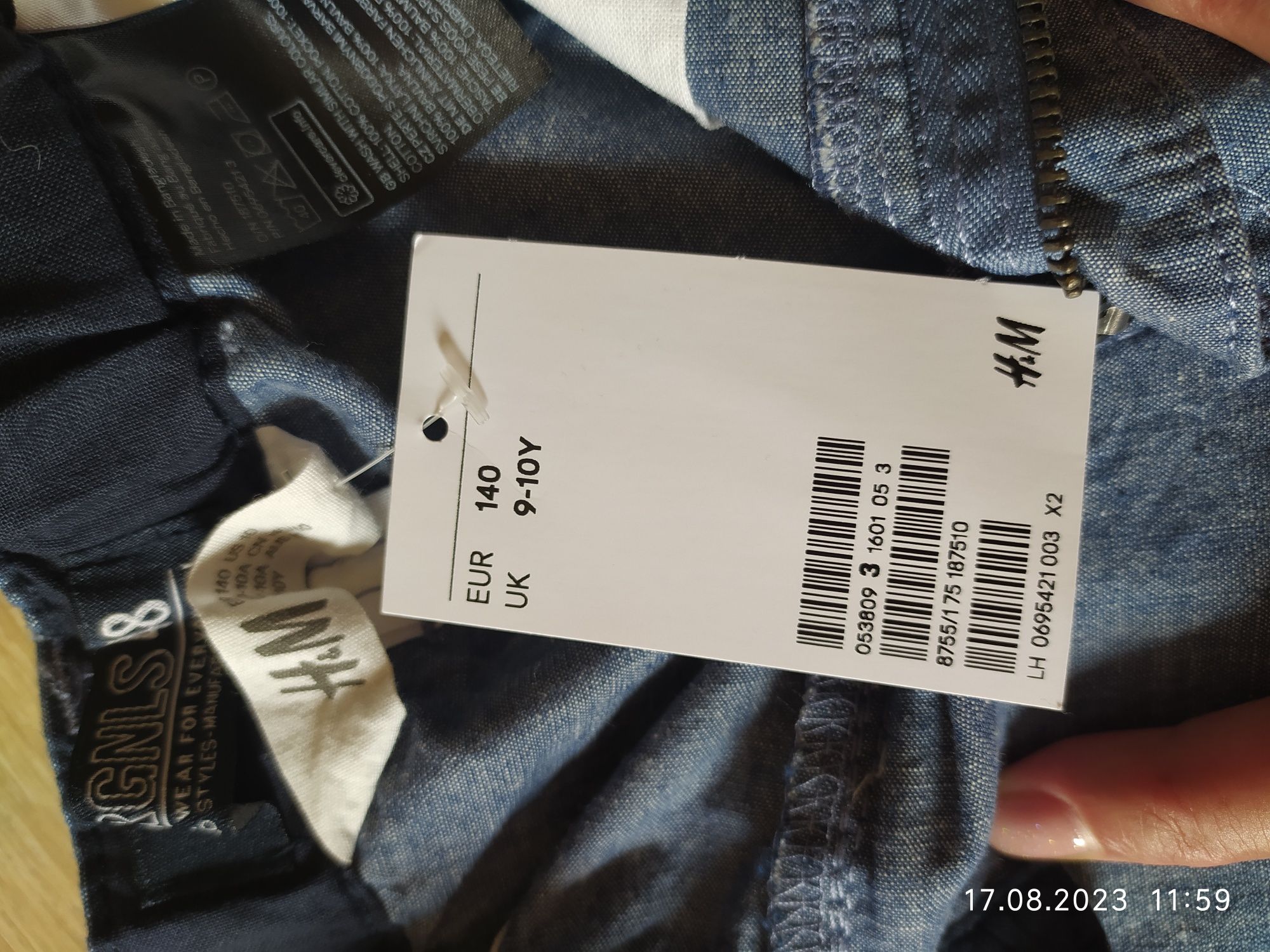 Spodenki chłopięce 140 h&m