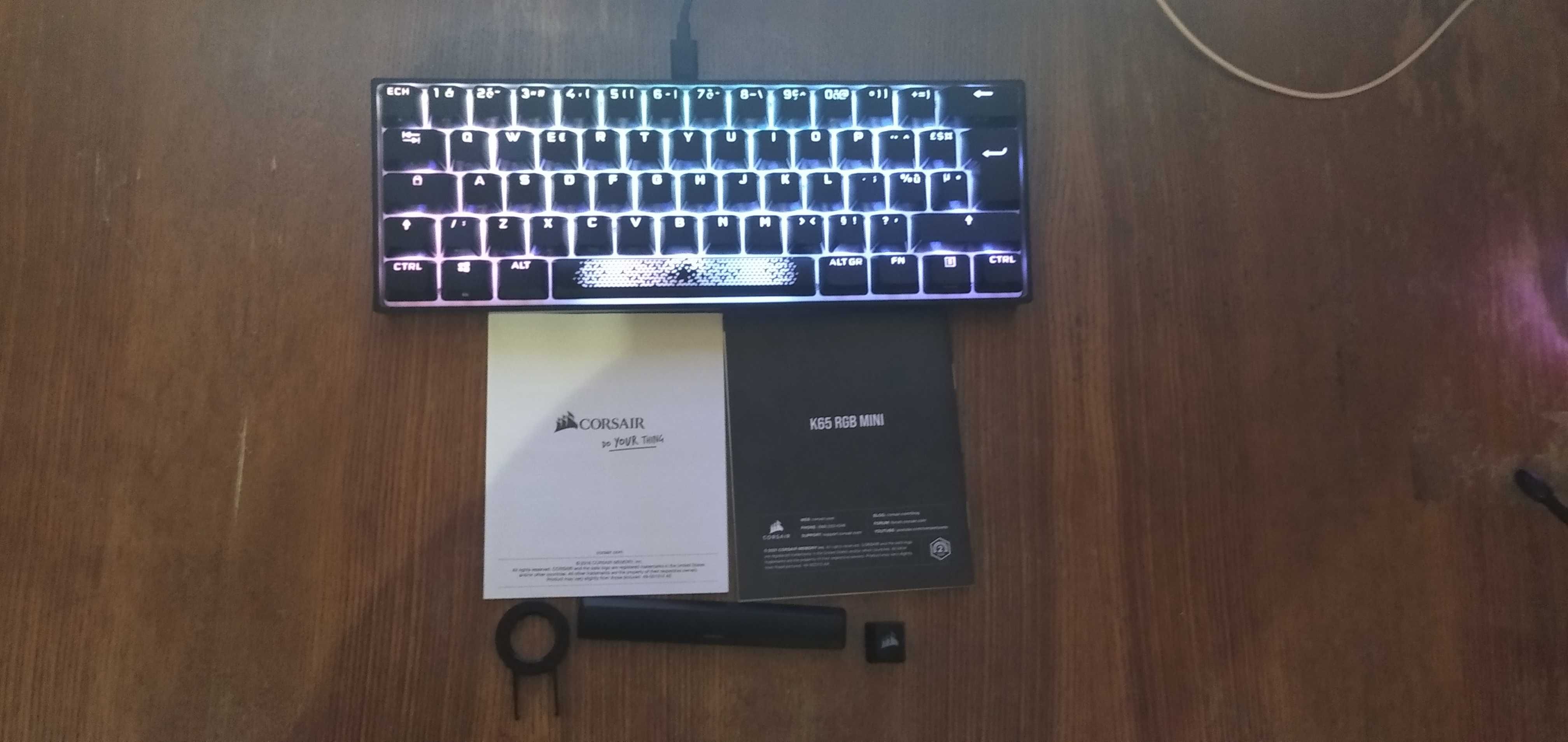 Клавиатура CORSAIR K65 RGB Mini (CherryMX Speed)