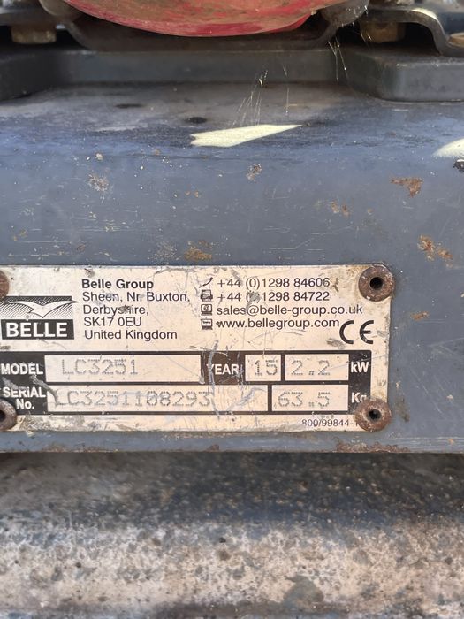 Zageszczarka zageszczarki ubijarka Belle LC3251