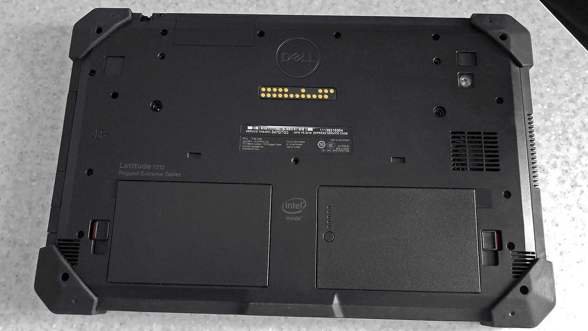 Защищенный планшет Dell 7212 Rugged, 12"/i5-8365U/8GB/256GB/GPS/IP65