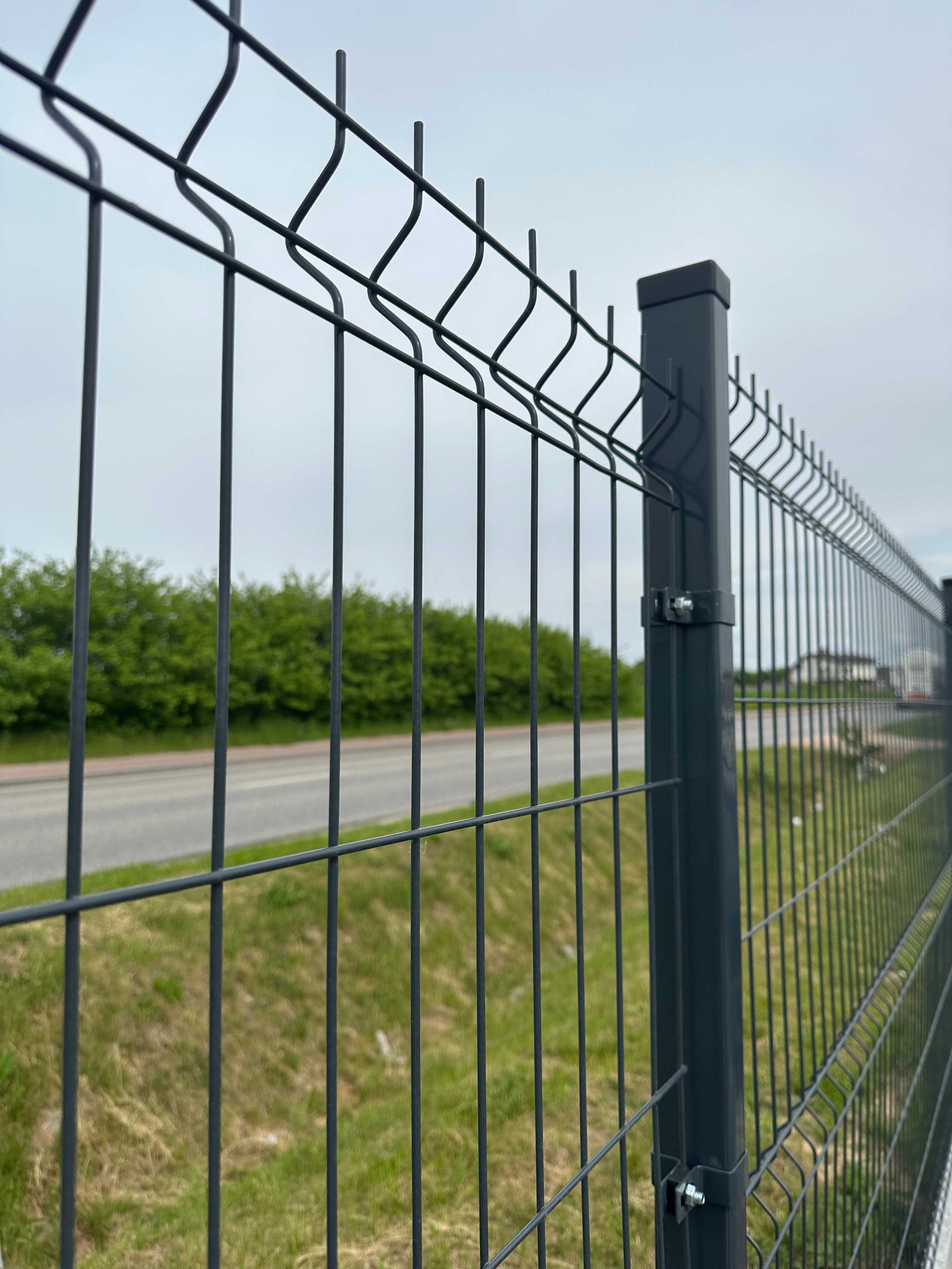 Tanio Ogrodzenia panelowe 3D Kompleksowo Wycena Transport Montaż