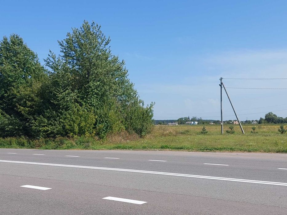 Продам ділянку 1 га поруч перехрестя Кустин, Забороль