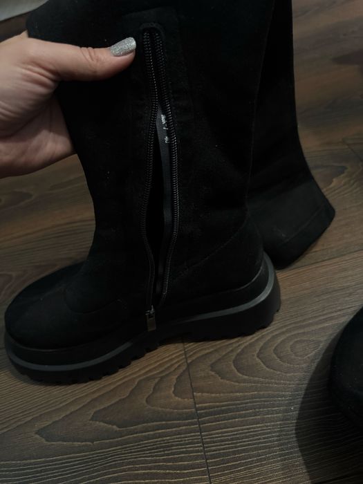 Ботфорти Bomond штучний замш чорні 40 розмір