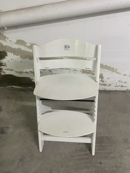 Cadeira de Refeição KINDERKRAFT branca (49x43x73 cm - até 35 kg)