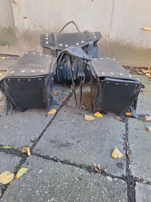 Sakwy motocyklowe skórzane