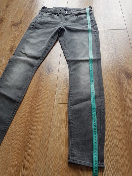 W29 L30 M G-Star Raw 3301 Deconst mid skinny spodnie damskie jeansy