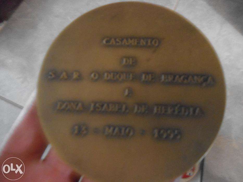 Medalhas comemorativas do Casamento de S.A.R. o Duque de Bragança