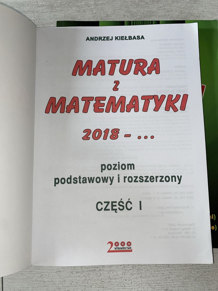 Matura z matematyki 2018- … czesc 1 i 2 andrzej kielbasa