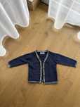 Sweter Mayoral 86 18 msc dla chłopca granatowy zapinany guziki wełna