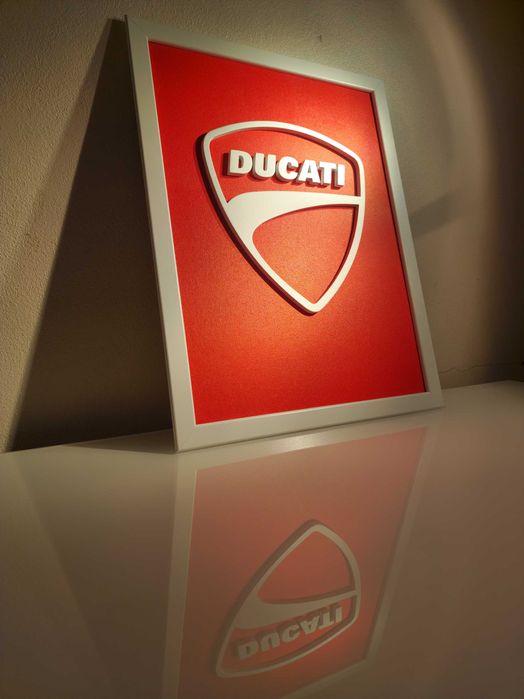 Quadro DUCATI em 3D 40cm X 30cm