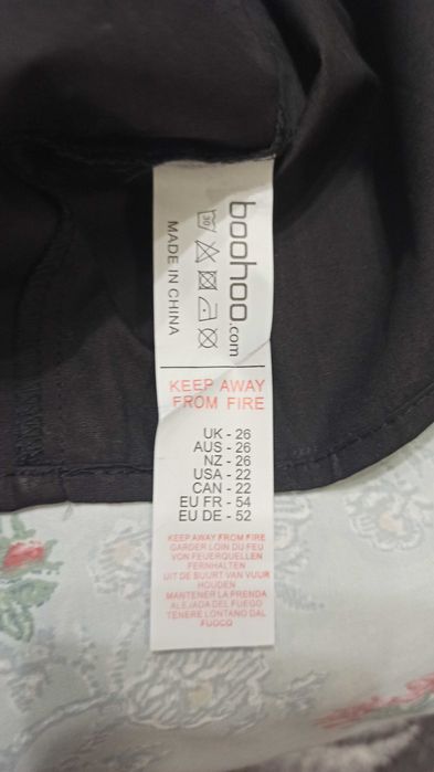 Стильное чёрное платье батал