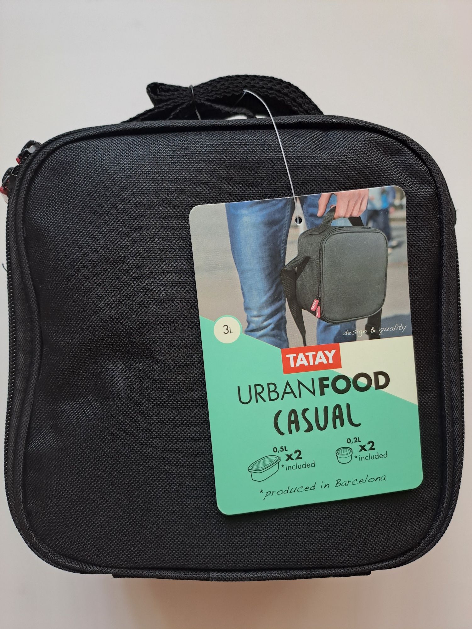 Lunch Box Torba termiczna z  pojemnikami do żywności
