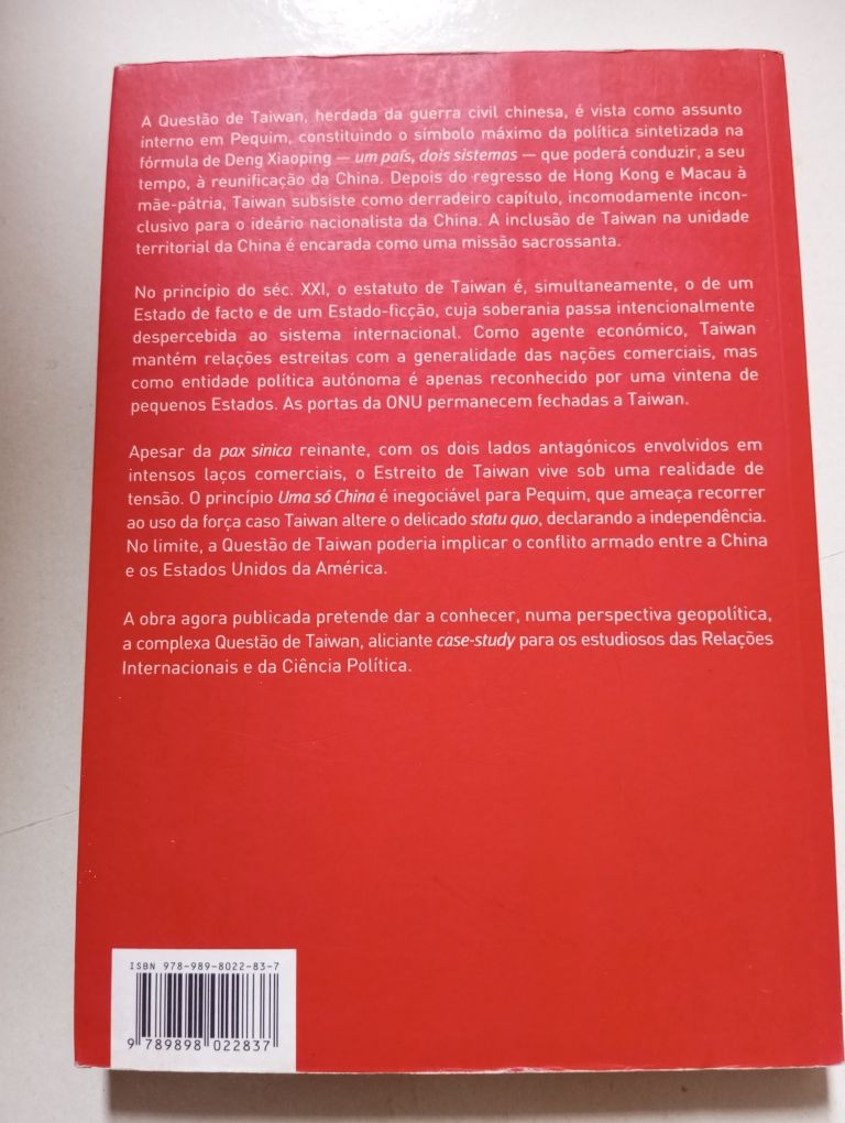 China cooperação e conflito na questão de Twain - Luís Cunha