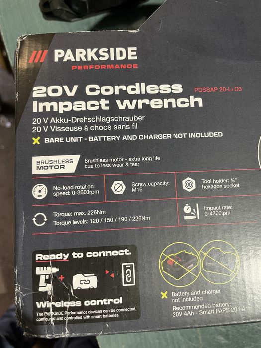 Zakretarka parkside pdssa 20v uszkodzona