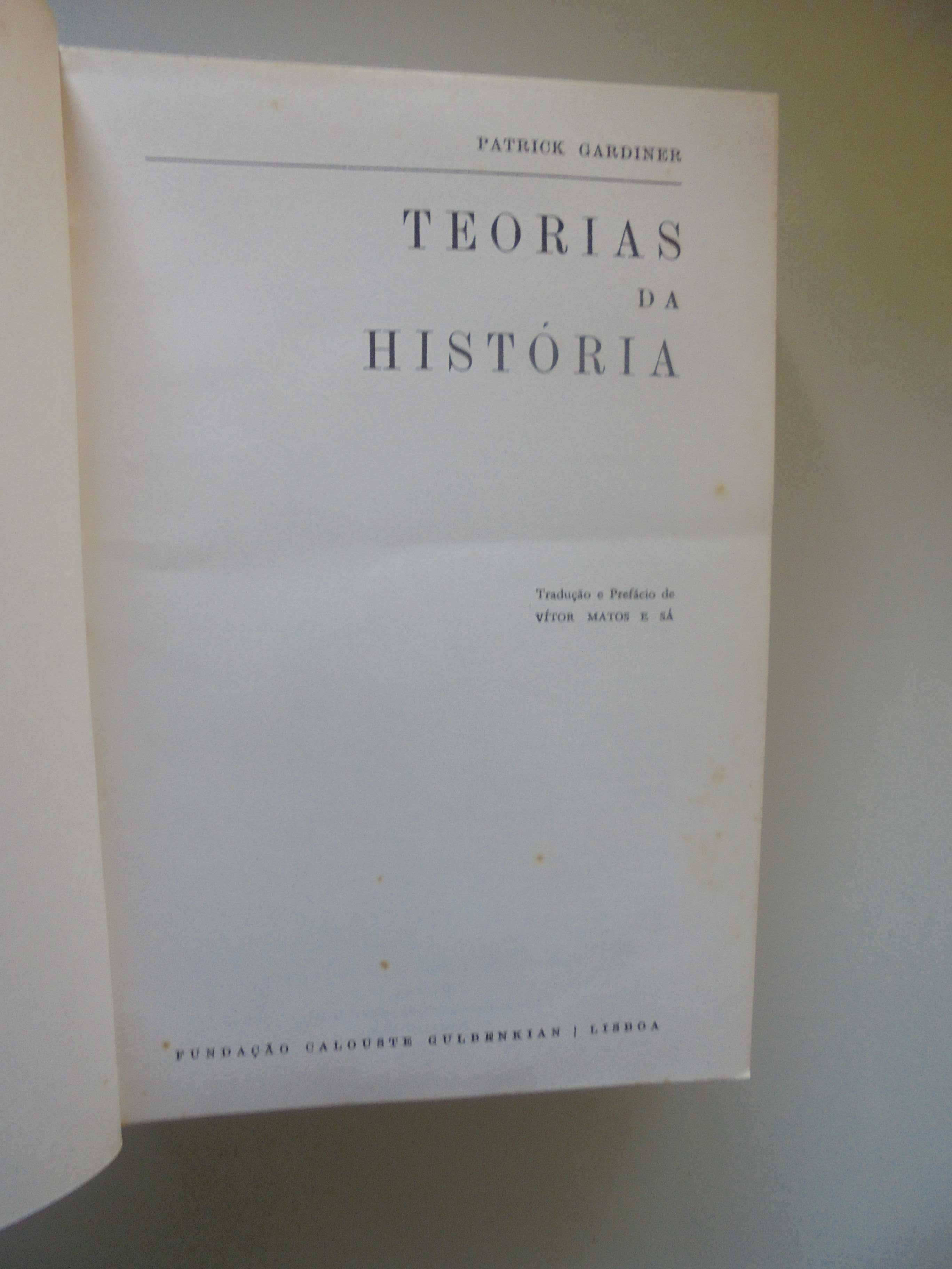 Gardiner (Patrick);Teorias da História