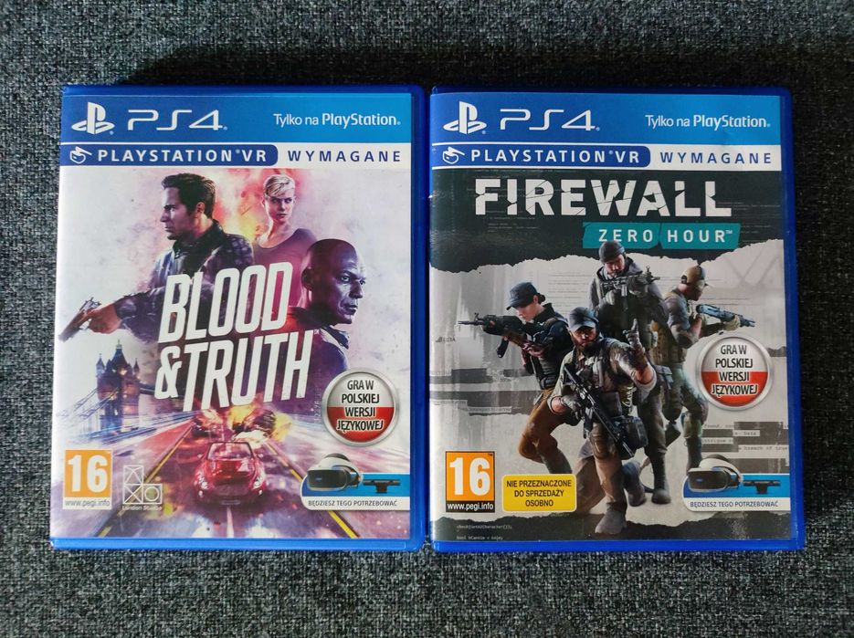 Playstation 4 VR, 2 gry, Karabin