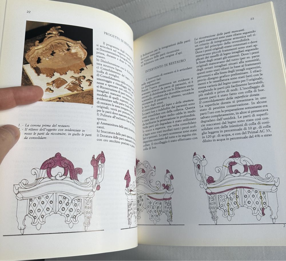 O restauro do móvel, problemas e soluções